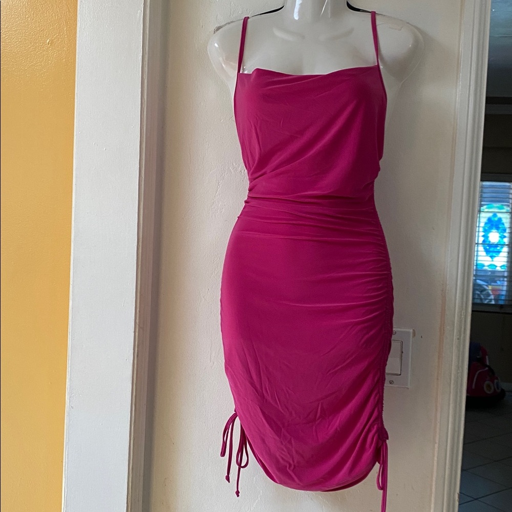 💕Forever Rose💕 Couture Pink Dress - Picture 4 of 6